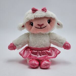 Disney TY Beanie Baby Lambie Doc McStuffins Small Beanbag Plush